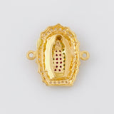 Charm Virgen de Guadalupe 3.2g / 3/4 in Yellow Gold 18K