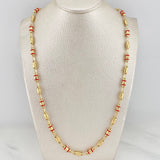 Rustic Chain Crown 15.05 g / 24 1/2 in / 3.8 mm 18K Yellow Gold