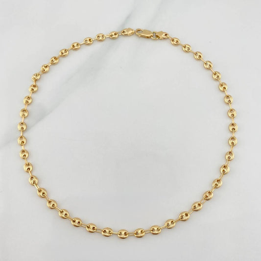 Tobillera Gc 3.5 g / 11 in / 3.3 mm Oro Amarillo 18K