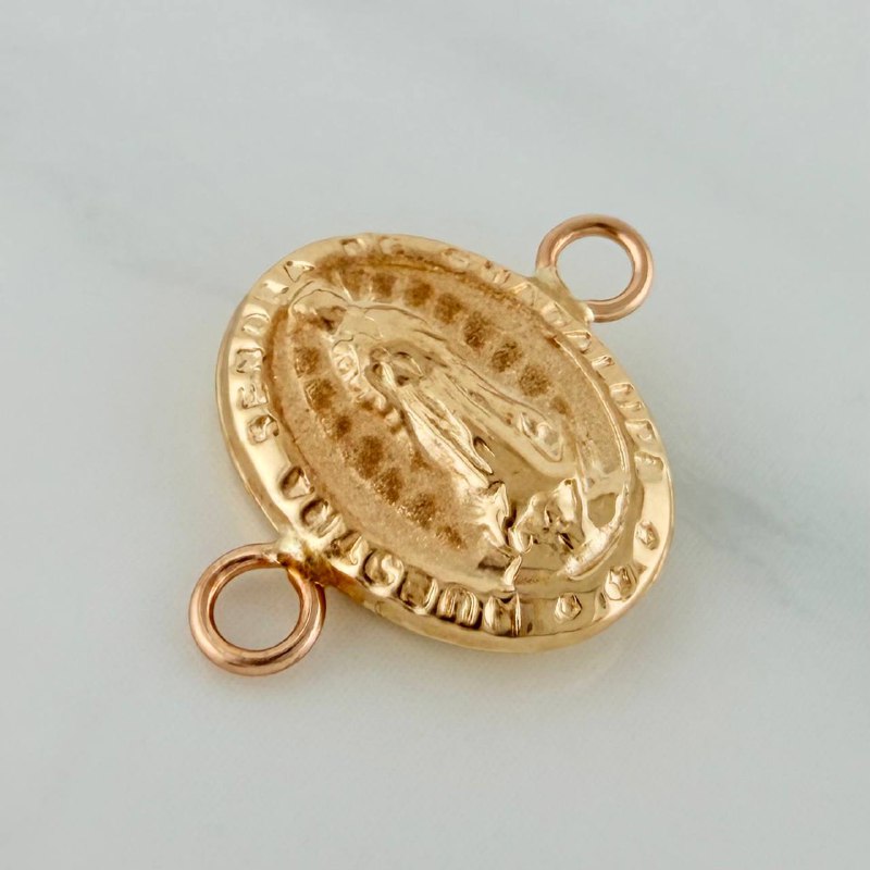 Charm Virgin of Guadalupe 0.6gr / 1/2 in / 18K Yellow Gold %