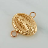 Charm Virgin of Guadalupe 0.6gr / 1/2 in / 18K Yellow Gold %
