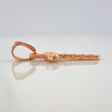 Dije Cruz Cubana 1.7 g / 1 in Oro Rosa 18K