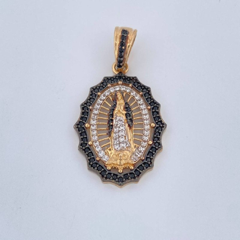 Dije Virgen Guadalupe 4.1gr / 3.5cm / Tres Oros 18K $
