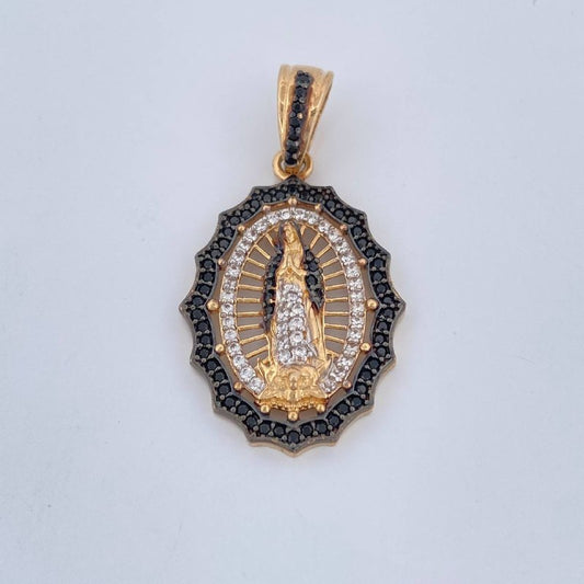 Dije Virgen Guadalupe 4.1gr / 3.5cm / Tres Oros 18K $