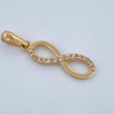 Pendant Infinity 0.95gr / 1in / 18K Gold $