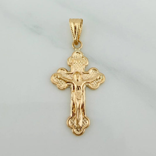 Dije Cruz Cristo 1.05gr / 1 1/4 in / Oro Amarillo 18K %