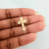 Herraje Cruz Cristo 1gr / 1 in / Oro Amarillo 18K %