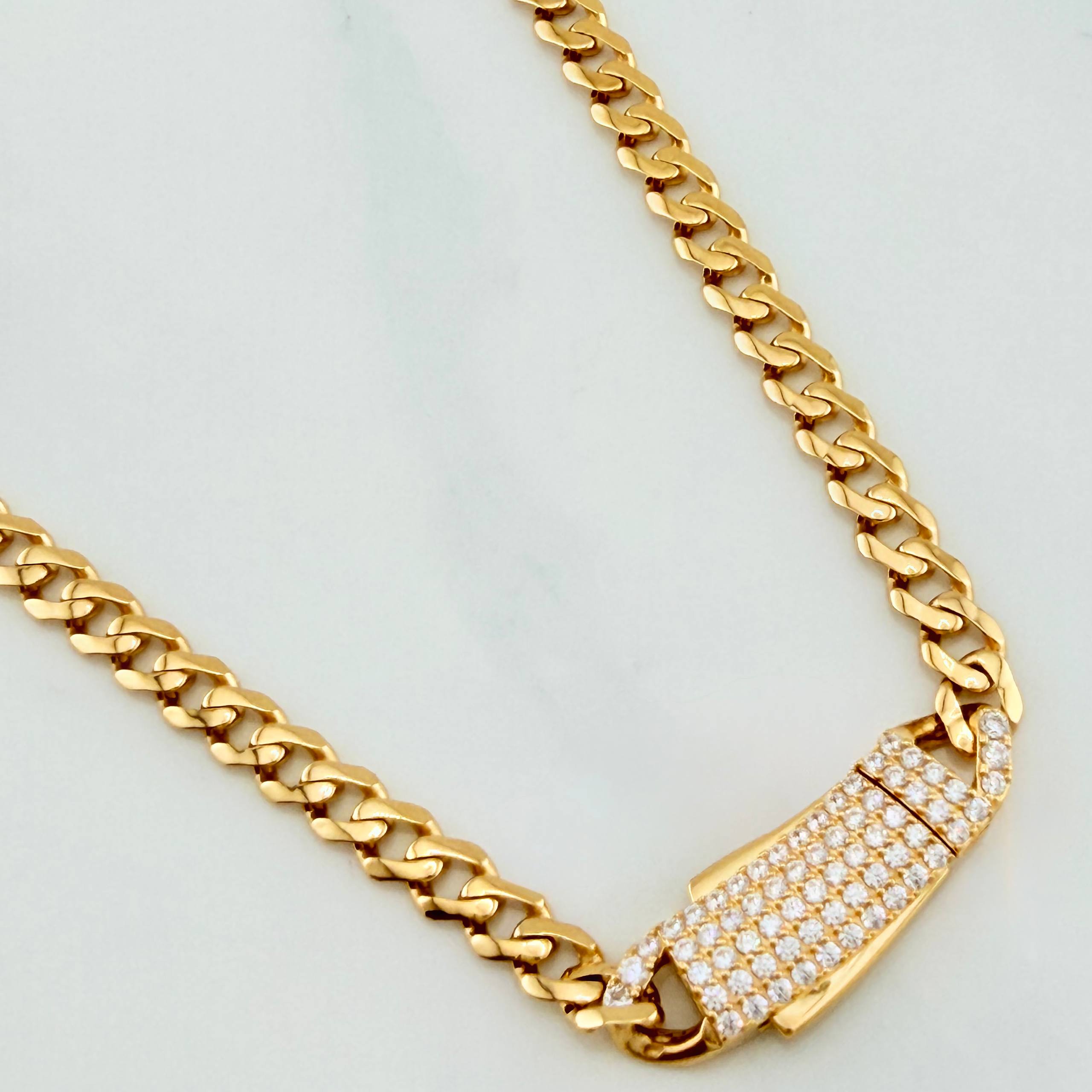 Cuban Links 15.85 g / 24 1/4 in / 4.4 mm 18K Yellow Gold