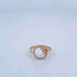 Olive Ring 1.5gr / Size 5 3/4 / 18K Gold &
