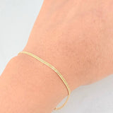 Franco Bracelet 1.5g / 7 3/4 in / 1.63mm Yellow Gold 18K