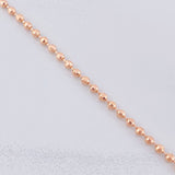 Military Bracelet 5.25g / 8 in / 2.9mm 18K Rose Gold