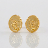 Topos San Miguel Arcángel Mate 1.05 g / in / 11 mm Oro Amarillo 18K