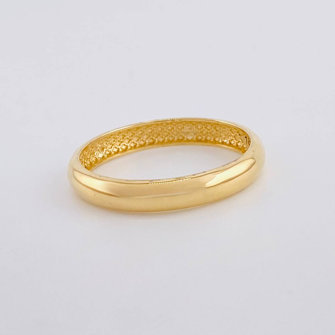 Anillo Argolla Lisa Media Caña 2.8g / T11 1/4 Oro Amarillo 18K