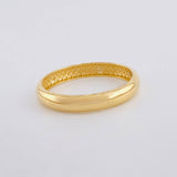 Plain Half-Round Band Ring 2.25g / T8 3/4 Yellow Gold 18K