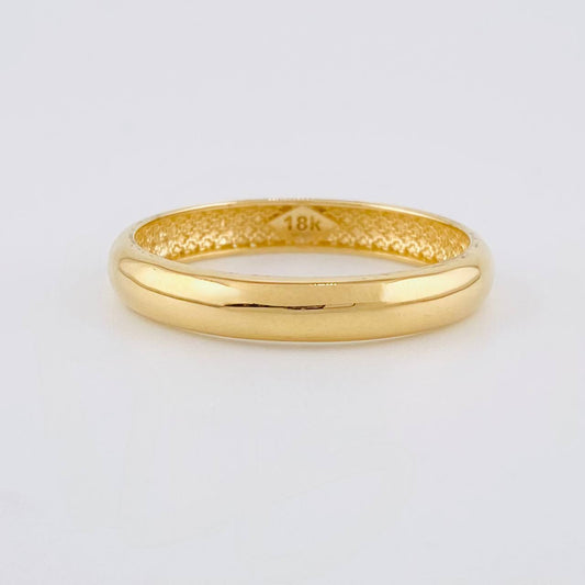 Plain Half-Round Band Ring 1.7g / T5 1/2 Yellow Gold 18K