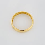 Plain Half-Round Band Ring 1.75g / T6 1/4 Yellow Gold 18K