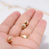 Bola Diamantada 0.25gr / 7mm Oro Amarillo &
