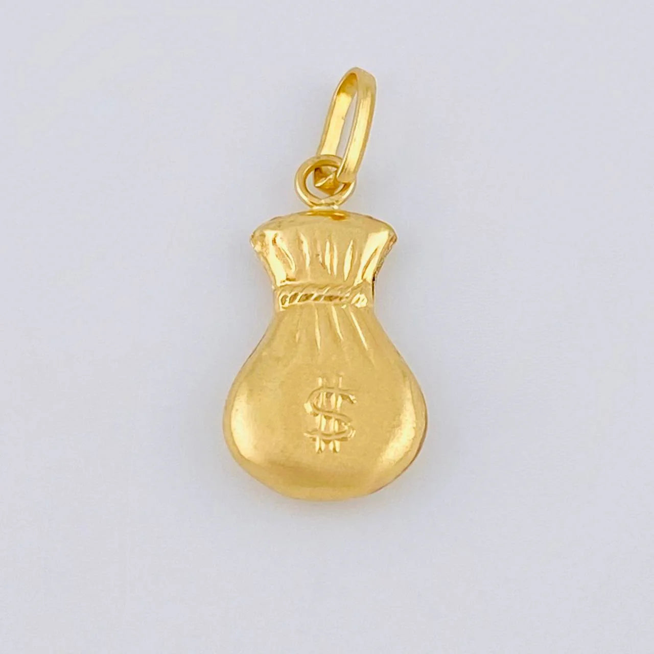 Dije Bolsa De Dinero 0.6 g / 3/4 in Oro Amarillo 18K