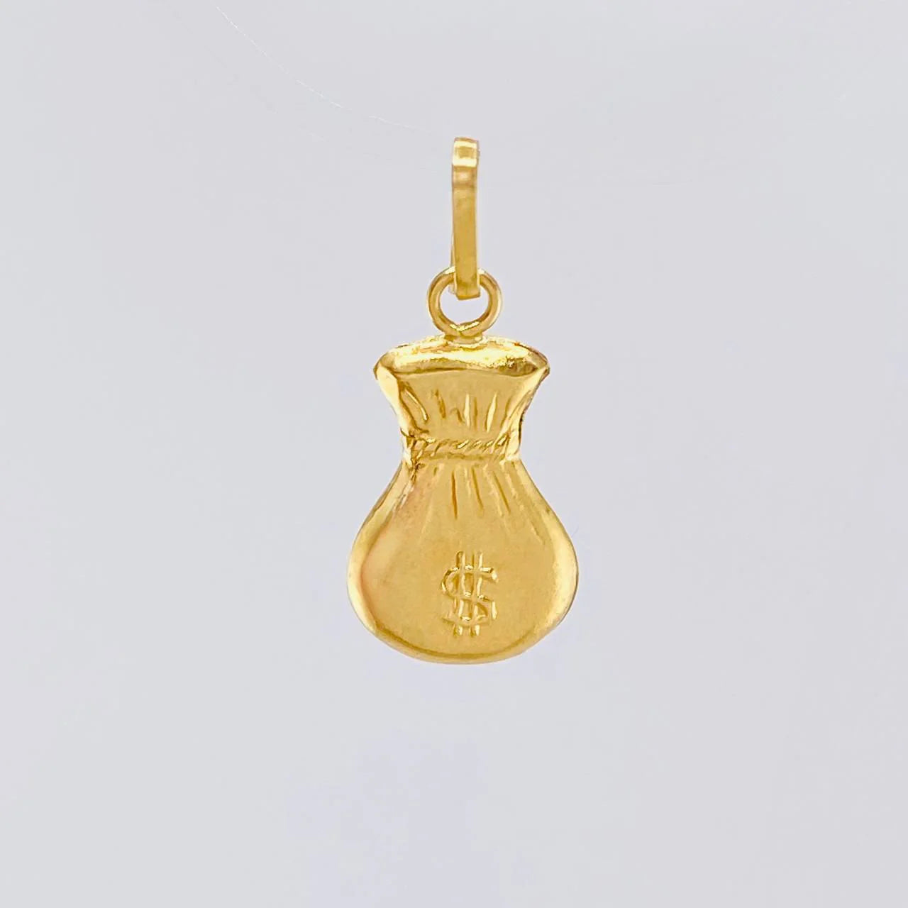 Pendant Money Bag 0.5 g / 3/4 in 18K Yellow Gold