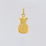 Pendant Money Bag 0.55 g / 3/4 in 18K Yellow Gold