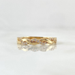 Anillo Carril Entrelazado 1.85gr / T8 / Oro Amarillo 18K