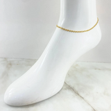 Tobillera Infinito 3.05gr / 10 1/4 in / Oro Amarillo 18K *