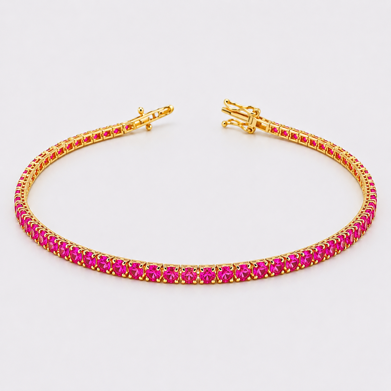 Pulso Tenis 3.85g / 7 in / 1.6mm Oro Amarillo 18K