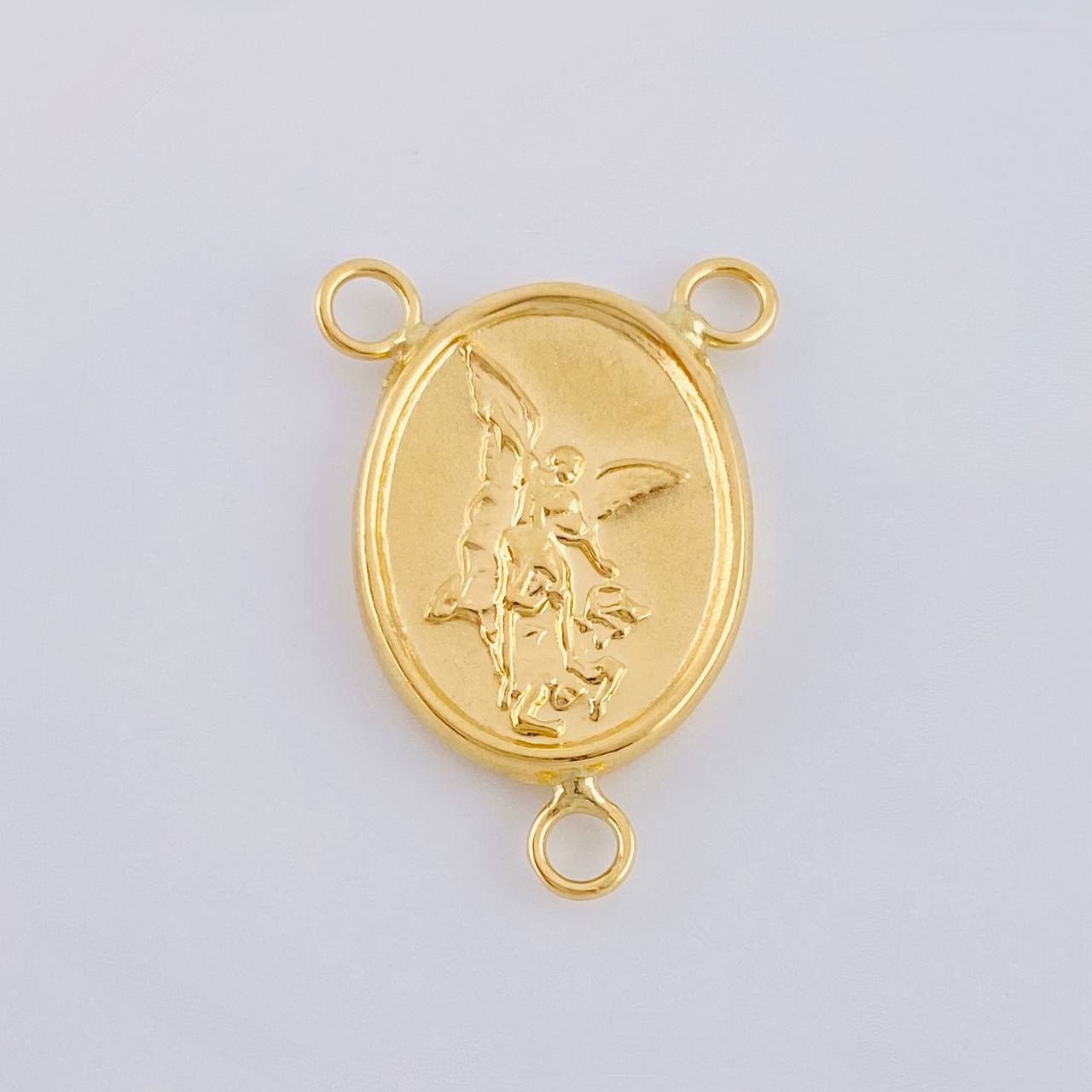 Herraje Crucero San Miguel Arcangel 0.95 g / 3/4 in Oro Amarillo 18K