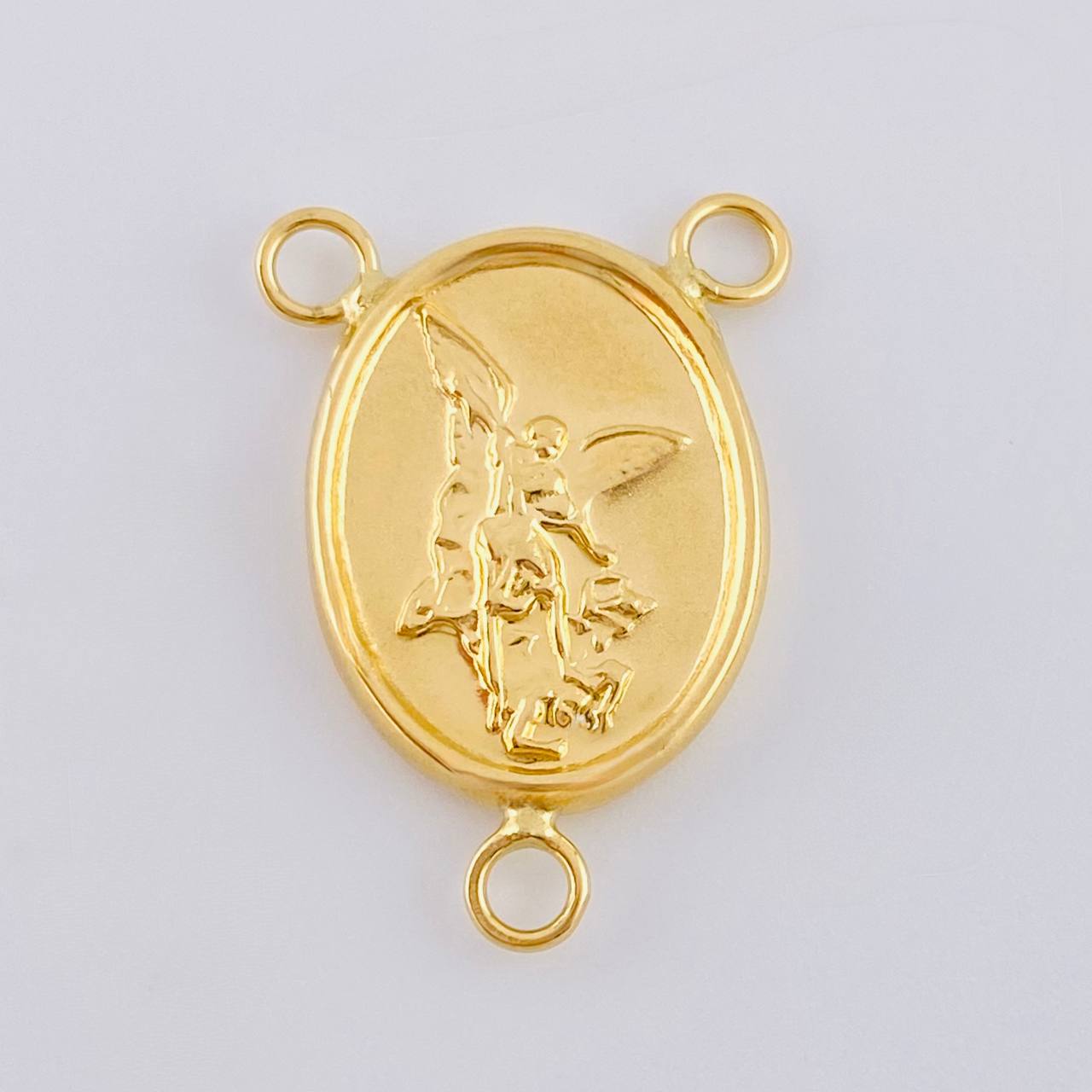 Herraje Crucero San Miguel Arcangel 0.95 g / 3/4 in Oro Amarillo 18K