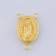 Charm Crucero Virgen De Guadalupe 1.1 g / 3/4 in Yellow Gold 18K