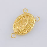 Charm Crucero Virgen De Guadalupe 1.15 g / 3/4 in Yellow Gold 18K