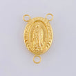Herraje Crucero Virgen De Guadalupe 1.1 g / 1 in Oro Amarillo 18K