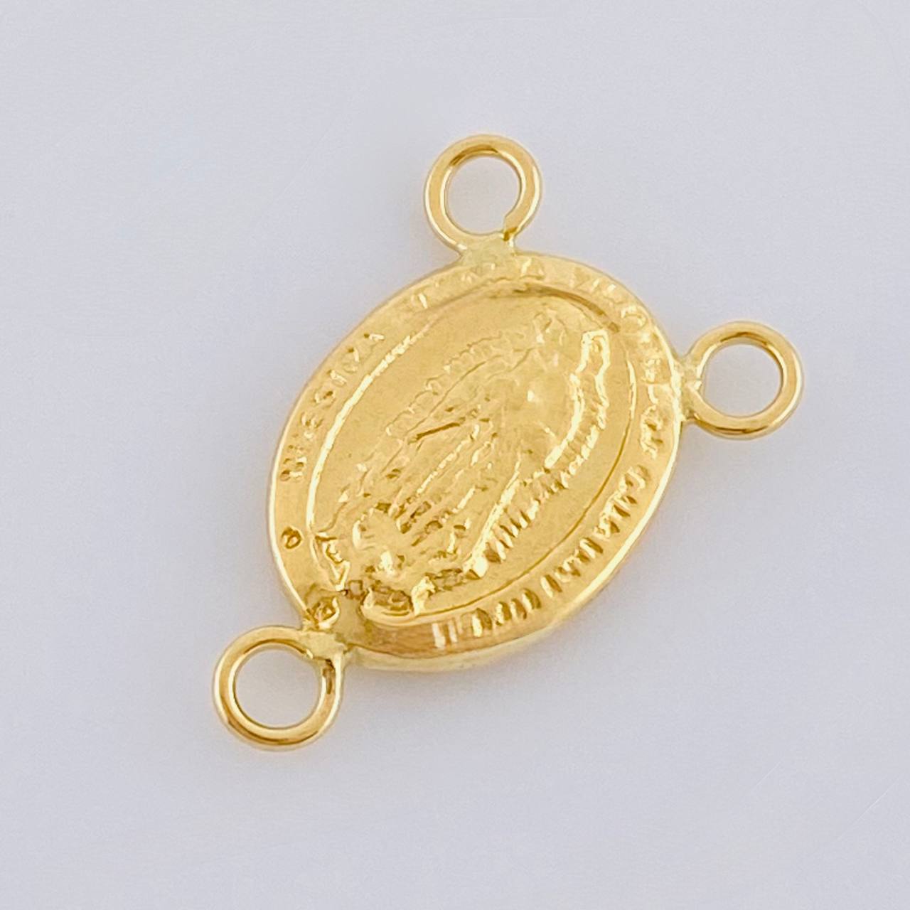 Charm Crucero Virgen De Guadalupe 0.6 g / 1/2 in Yellow Gold 18K