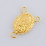 Charm Crucero Virgen De Guadalupe 0.8 g / 3/4 in Yellow Gold 18K