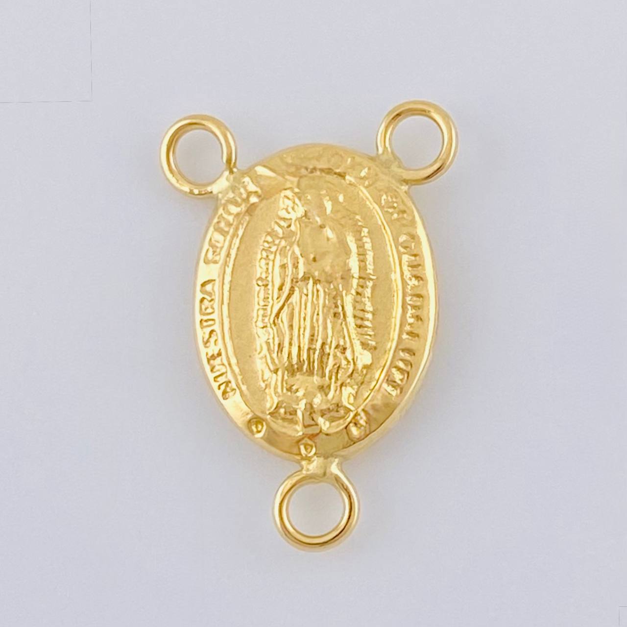 Charm Crucero Virgen De Guadalupe 0.6 g / 1/2 in Yellow Gold 18K