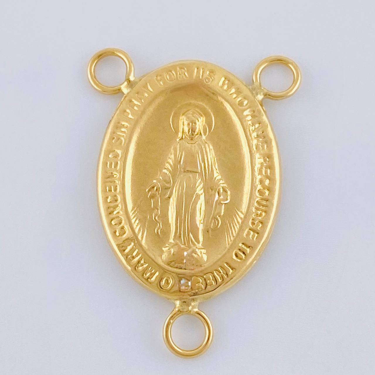 Charm Crucero Virgen De La Milagrosa Marco 1.15 g / 1 in Yellow Gold 18K