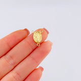 Charm Crucero Virgen De La Milagrosa 0.6 g / 1/2 in Yellow Gold 18K