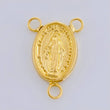 Charm Crucero Virgen De La Milagrosa 0.6 g / 3/4 in Yellow Gold 18K