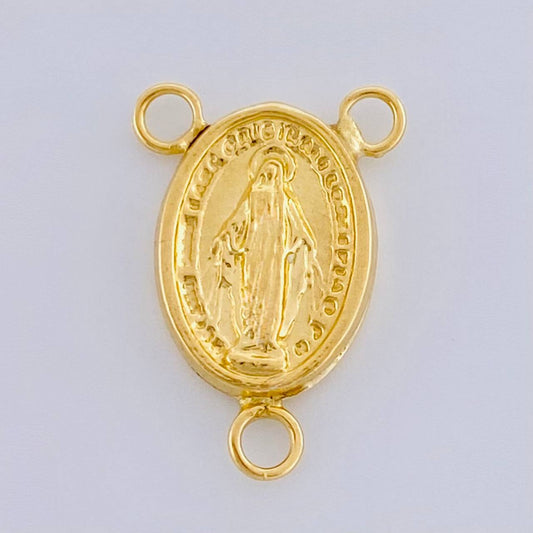 Charm Crucero Virgen De La Milagrosa 0.6 g / 1/2 in Yellow Gold 18K