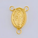 Charm Crucero Virgen De La Milagrosa 0.6 g / 3/4 in Yellow Gold 18K
