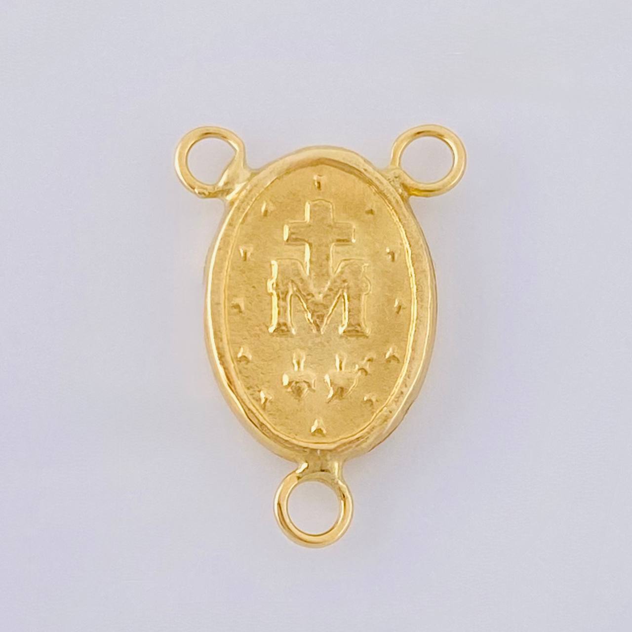 Charm Crucero Virgen De La Milagrosa 0.55 g / 3/4 in Yellow Gold 18K