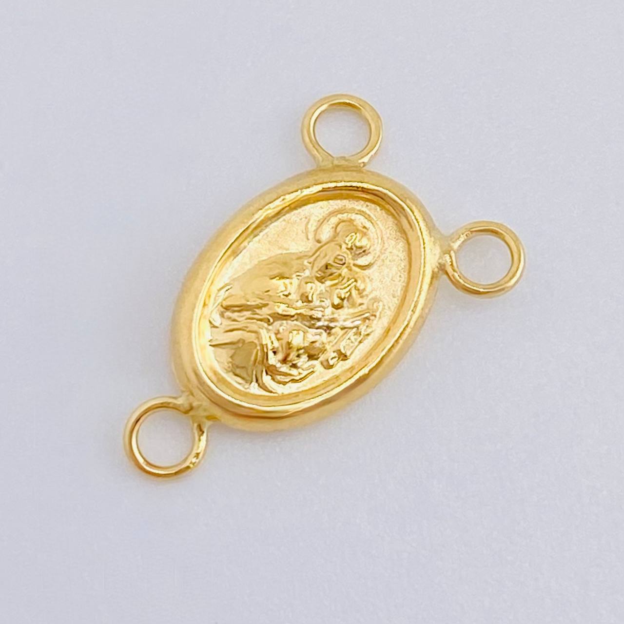 Charm Crucero Virgen Del Carmen 0.5 g / 1/2 in Yellow Gold 18K