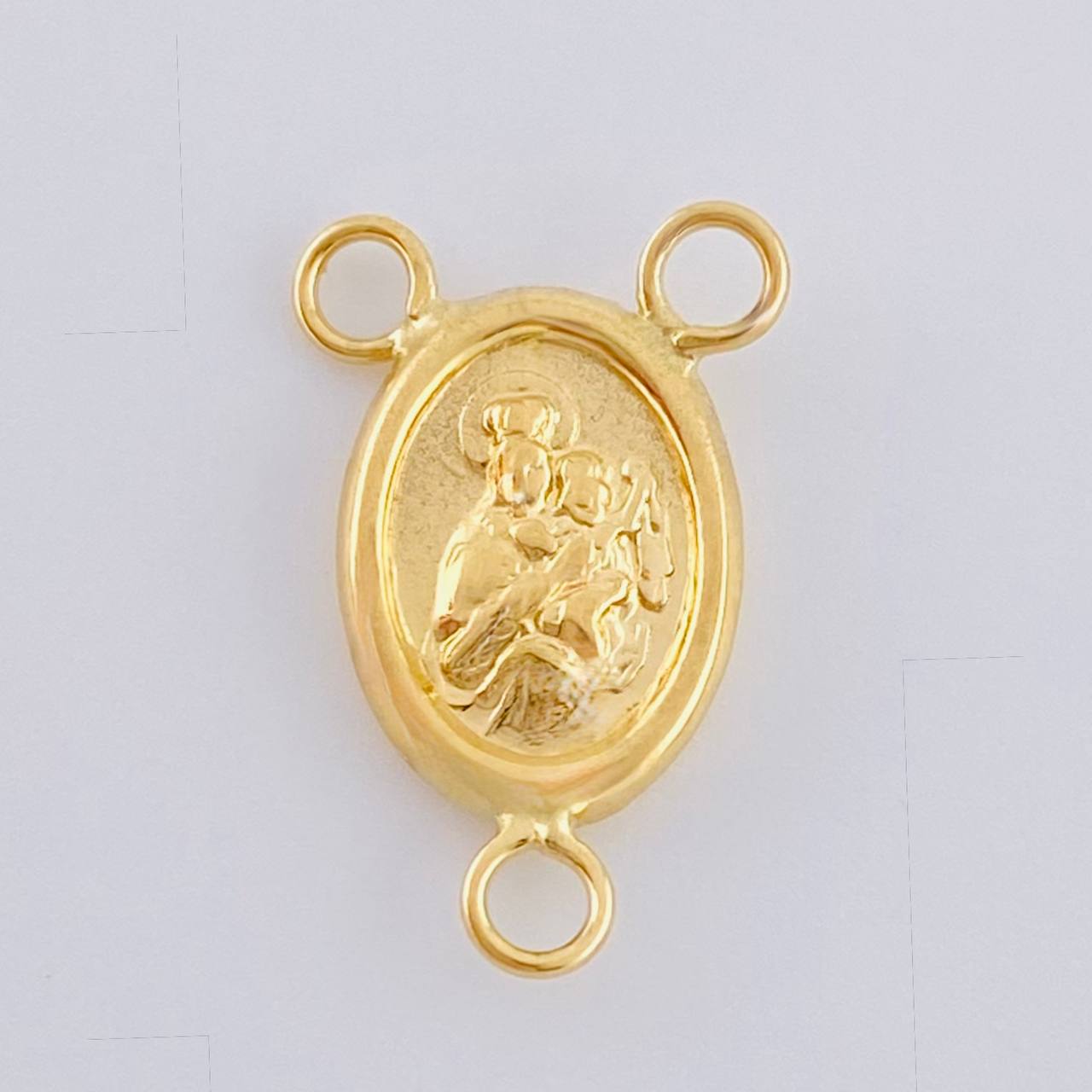 Herraje Crucero Virgen Del Carmen 0.45 g / 1/2 in Oro Amarillo 18K