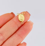 Charm Crucero Virgen Del Carmen 0.5 g / 1/2 in Yellow Gold 18K