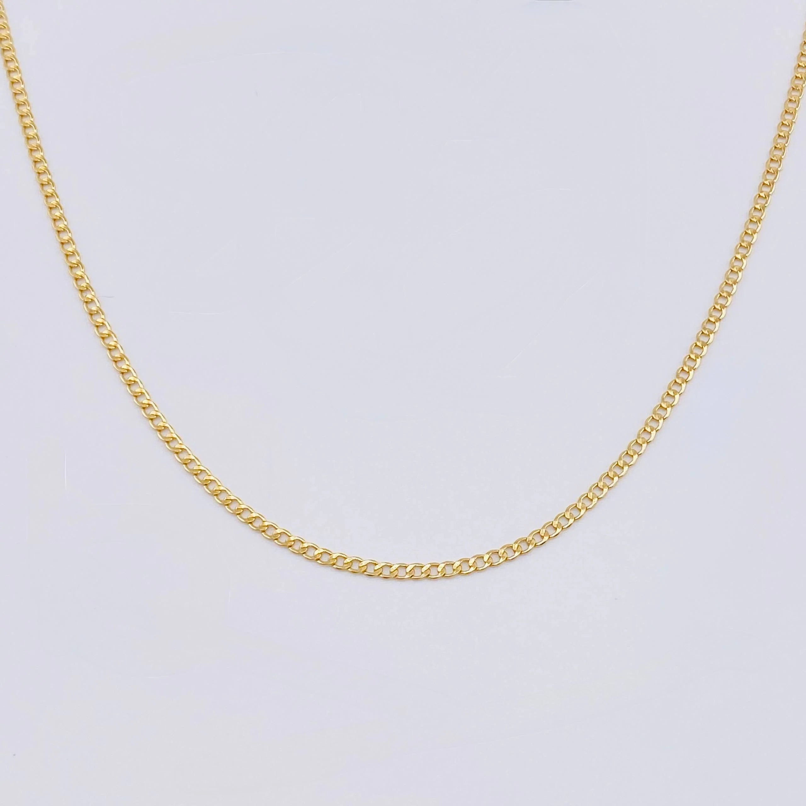 Cadena Cubana 1.25 g / 18 in / 1.55 mm Oro Amarillo 18K