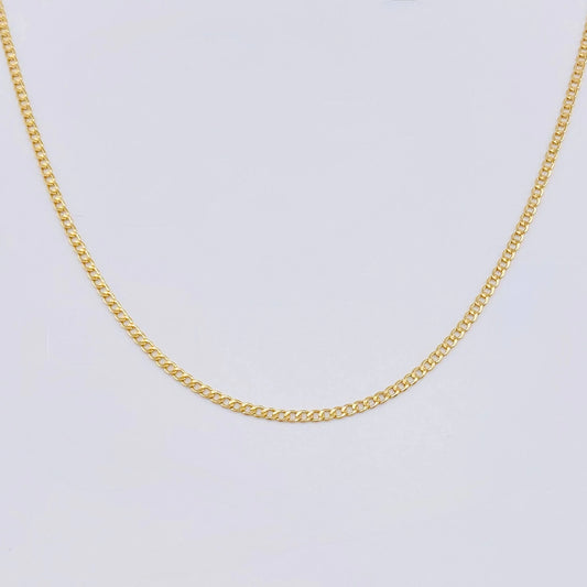 Cadena Cubana 2.35 g / 18 in / 2.5 mm Oro Amarillo 18K