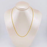 Cadena Cubana 2.2 g / 18 1/4 in / 2.5 mm Oro Amarillo 18K