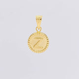 Dije Letra Z Doble Textura 0.6g / 3/4 in Oro Amarillo 18K