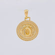 Pendant Medal Letter O 4.45 g / 1 1/4 in 18K Yellow Gold