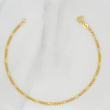 Pulso Figaro 1.15 g / 8 in / 2.4 mm Oro Amarillo 18K